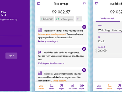 Financial app iOS app ios mobile ui ux