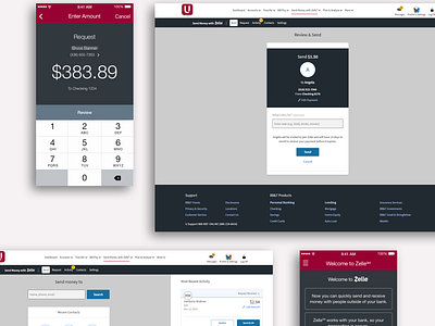 Zelle android app design interaction design ios mobile ux