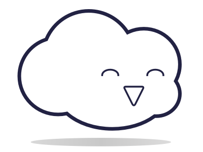 Thanks! cloud emoji icon