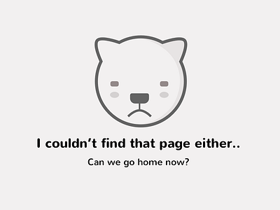 Page Not Found 404 error illustration lost dog page sad dog