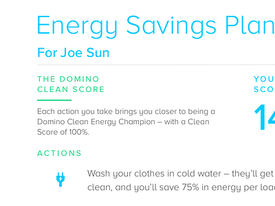 Energy Savings Plan