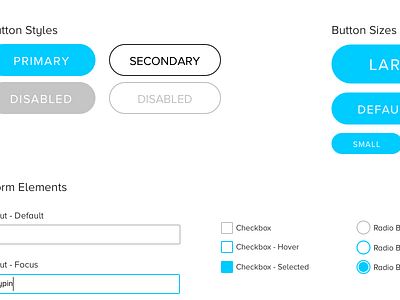 MyDomino Design System 1a design system sticker sheet style guide ui kit