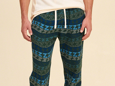 zzzzzzz apparel hollister pants pattern repeat sleep zzzzz