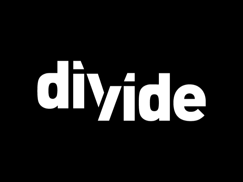 Divide black divide learning motion white