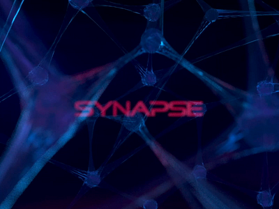SYNAPSE alphabet animation brain c4d cinema4d logo motion synapse thoughts