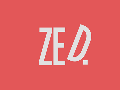 ZED after effects alphabet animation logo motion type in motion typogaphy zed
