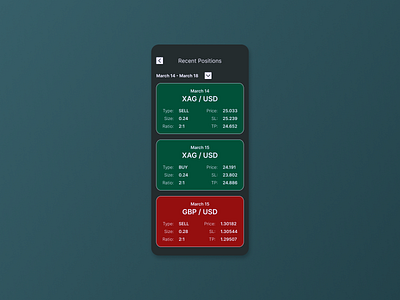 Activity Feed For Forex Trading activity feed currency trading dailyui dailyui047 forex trading ui visual design