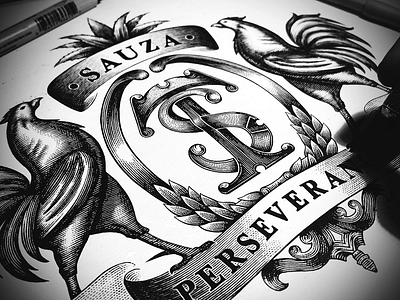 Sauza Tequila Logo Illustrated by Steven Noble