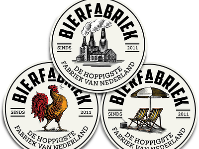 Bierfabriek Labels Illustrated by Steven Noble