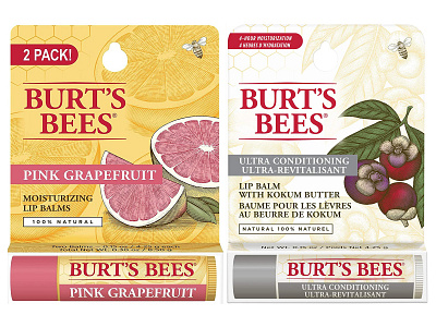 Burt's Bees Packaging Illustrations by Steven Noble artwork botanical design engraving etching illustration line art scratchboard steven noble