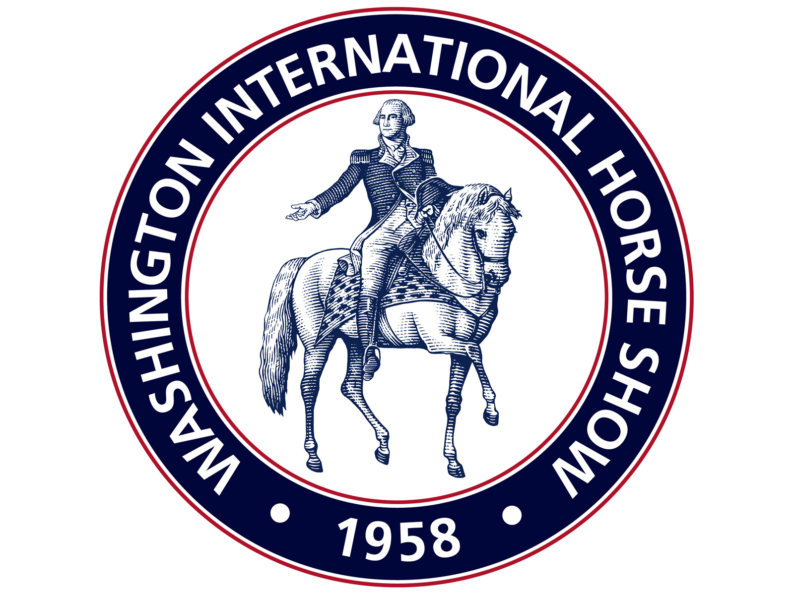 Washington International Horse Show Logo by Steven Noble by Steven