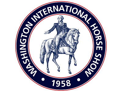 Washington International Horse Show Logo by Steven Noble artwork design engraving etching illustration line art logo scratchboard steven noble