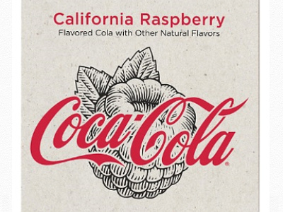 Coca Cola Label Illustration