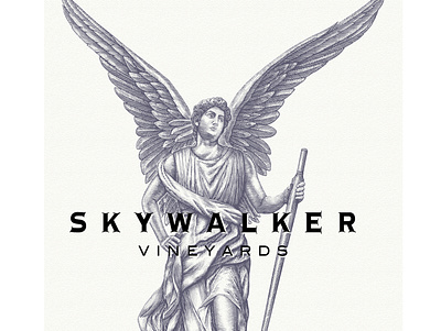 Skywalker Vineyards Winged Icon rendered Steven Noble