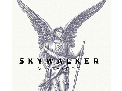 Skywalker Vineyards Winged Icon rendered Steven Noble