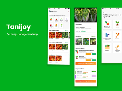 Tanijoy Farming App - a UX case study app designprocess mobile mockup design uidesign uiux uiuxdesign uxdesign