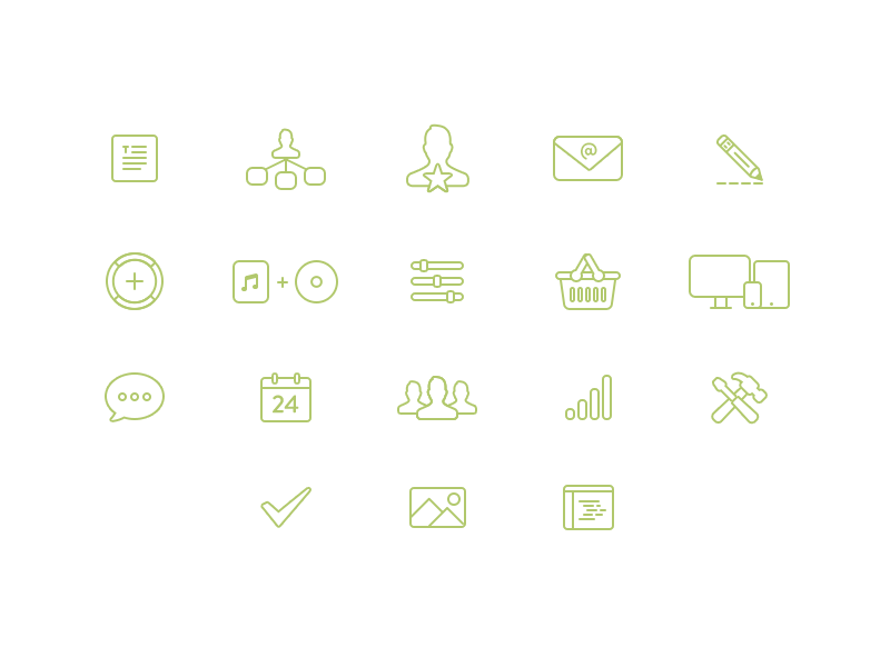 lightcms.com Icons by Evan Brandell on Dribbble