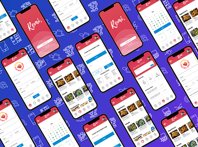 AI-Powered Restaurant Marketing App app design ui