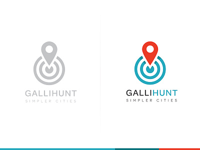 Gallihunt Branding brand branding gallihunt location logo map pin pincode zipcode