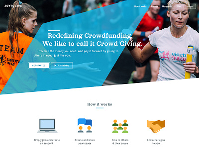 Joytogive Website Redesign crowdfunding donation fundraise fundraising solution joytogive minimal modern simple web website