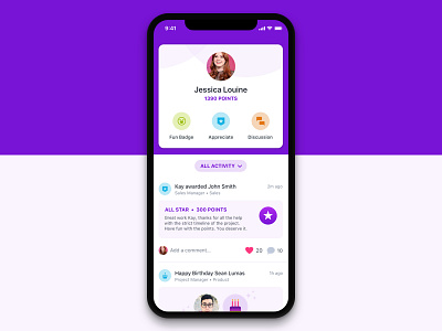 Employee Recognition Mobile App