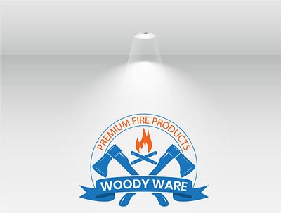 woody ware design illustration logo vector