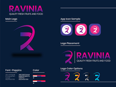 Ravinia Logo design