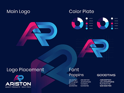 Modern AR Latter Logo, Ariston Logo Contest