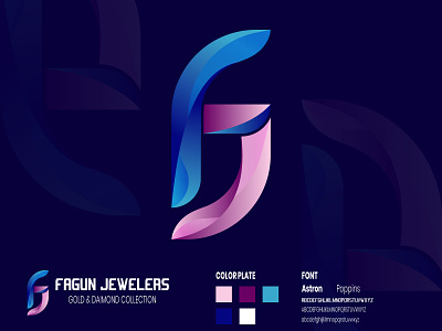 Modern F+J Letter Logo design illustration logo logodaily logodesinger logomaker logomarca logomark logomurah ui