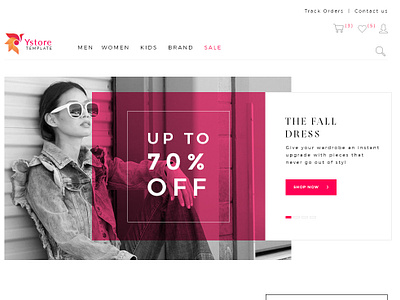 Ecommerce home page