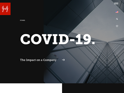 Johnson & Johnson Corporate Website Redesign ui ux website concept website design website inspiration