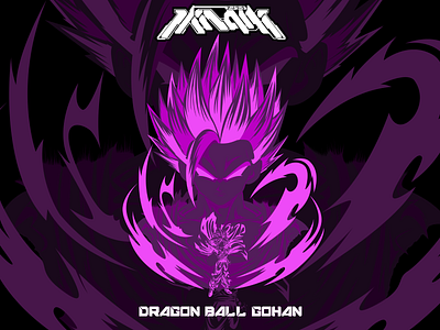 DRAGON BALL Z GOHAN anime design dragon ball z fanart illustration vector