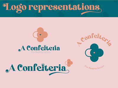 A confeitaria - Logo representations