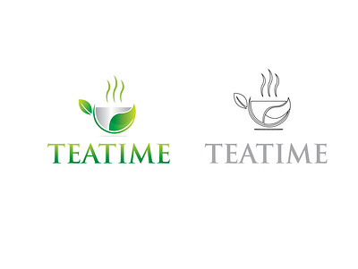 Teatime, logo design, tea logo, logo mark app design barnd identy business logo company logo creative design flat logo minimal minimalist logo modern unique logo