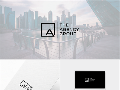 The Agency Group, Logo design app design barnd identy business logo company logo creative letter logo minimal modern unique logo