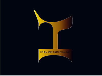 Logo Design For Rahul Hari Entertainment app branding design icon illustration logo typography ui ux vector