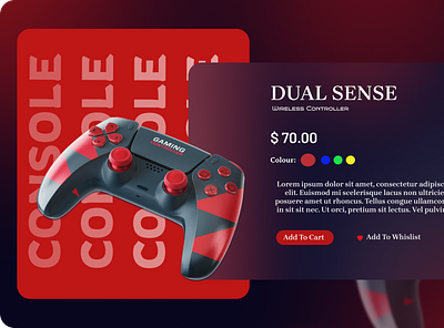 UI design for Gaming Console Product app branding design product design typography ui ux