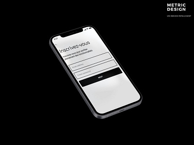 Page d'inscription design design app inscription inspiration ios mockup design mockups register register form register page registered webdesign webpagedesign website