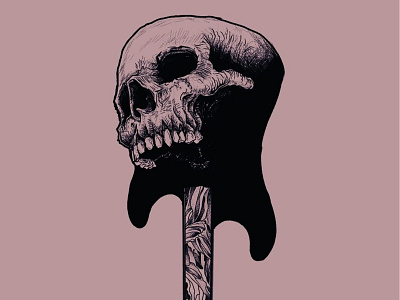 Guitar Hero blackworkers brno czech republic dan que schone darkart dotwork illustration illustration design photoshop photoshop sketch skull skull a day skulltattoo tattoo