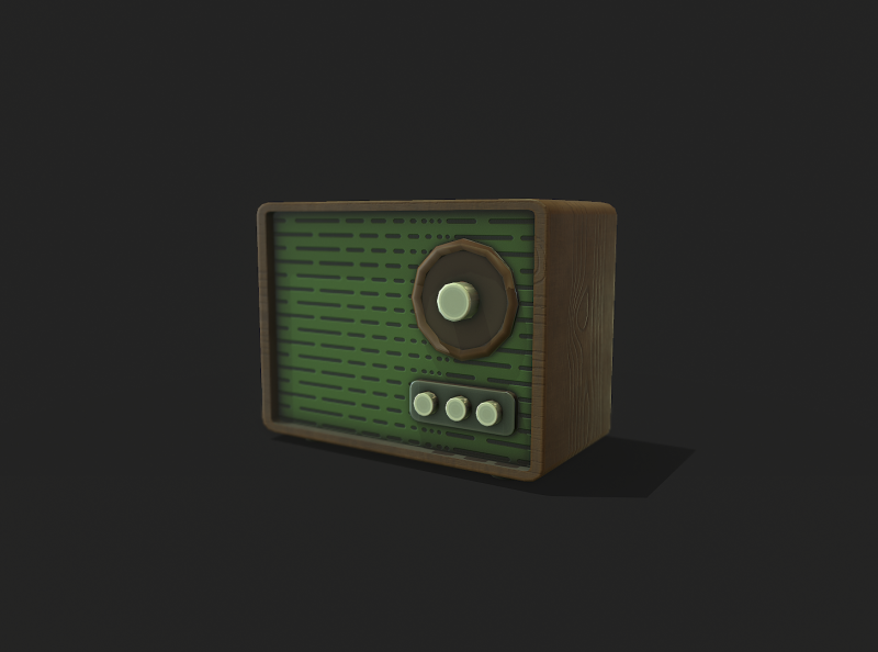 Stylized Retro Radio by Ahmad Priabudiman on Dribbble