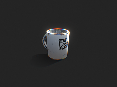 Mug . Hand Painted Texture 3dmodel cartoon concept art drawing gameart gamedev hand painted illustration low poly stylized