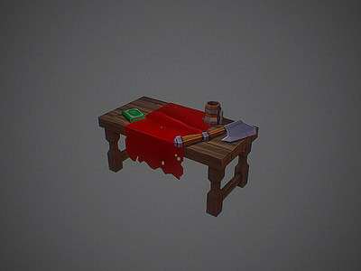 Low Polygon . Hand Painted Scene 3d gameart handpainted low polygon lowpoly texturing