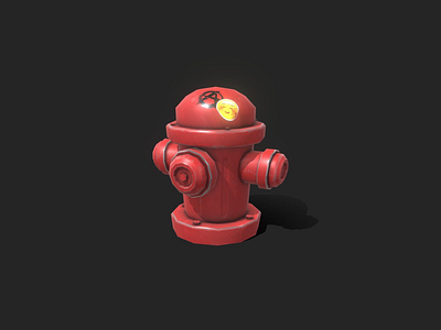 Props - Stylized Fire Hydrant