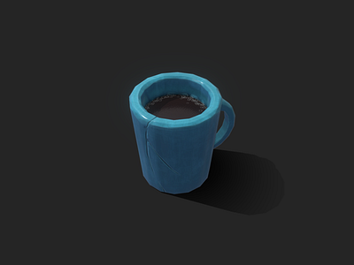 Props - Big Blue Cup