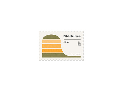 "Las Médulas" Stamp castilla leon medulas modernist post spain stamp y