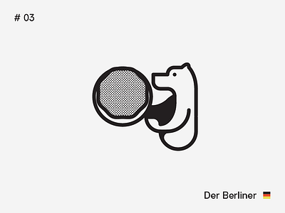 Der Berliner —Typical cake & citizen from Berlin— bear berlin berliner cake ci