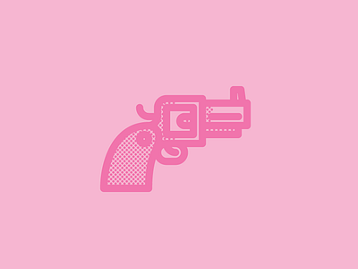 Gun girly gun pink pistol revolver