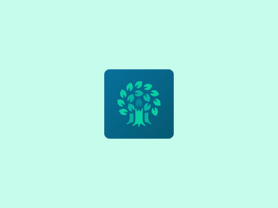 App icon app development event forest icon leaf leafs logo natural nature tree