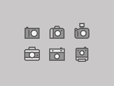 Versatile concepts camera icon lens line pack photo picture portrait shot