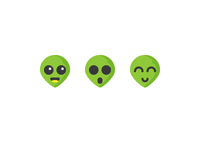 Social Alien alien emoji emoticons face pack prompt006 simle social sticker